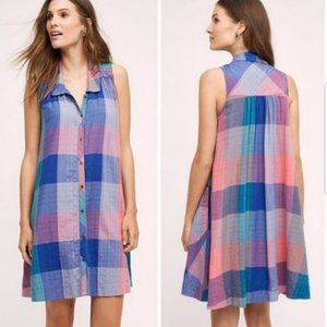 Holding Horses Ronan Plaid Sleeveless Dress